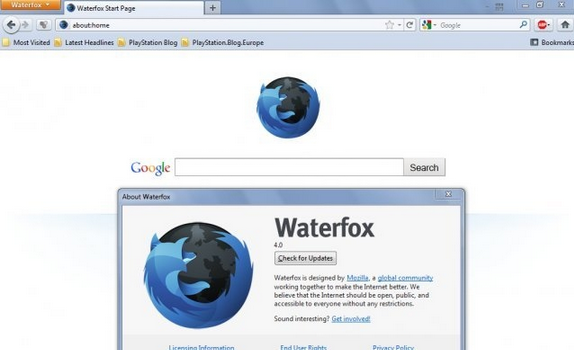firefox or waterfox for mac